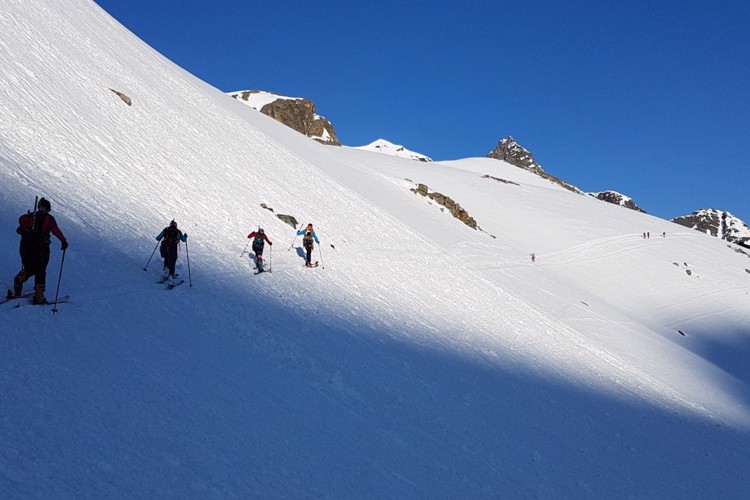 Skialp pro holky v Alpách